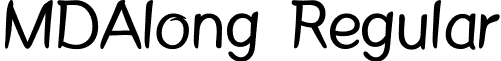 MDAlong Regular font - MDAlong.ttf