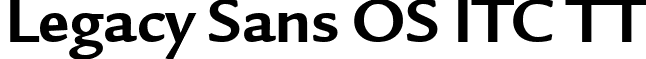 Legacy Sans OS ITC TT font - LEGSNOB.ttf