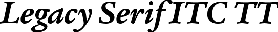 Legacy Serif ITC TT font - LEGSFBI.ttf