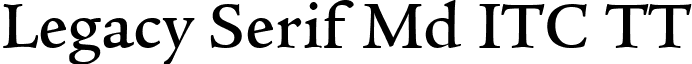 Legacy Serif Md ITC TT font - LEGSFM.ttf