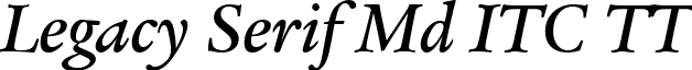 Legacy Serif Md ITC TT font - LEGSFMI.ttf