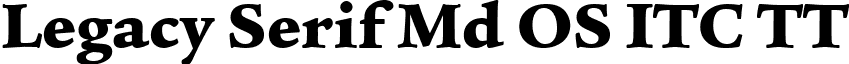 Legacy Serif Md OS ITC TT font - LEGASMOU.ttf