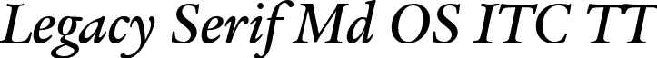 Legacy Serif Md OS ITC TT font - LEGSFOMI.ttf
