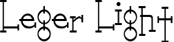 Leger Light font - LEGEL.ttf