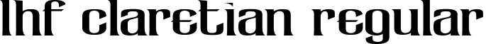 LHF Claretian Regular font - LHFclaretian.ttf