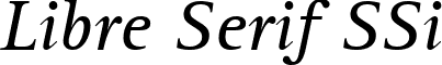 Libre Serif SSi font - LIB2.ttf