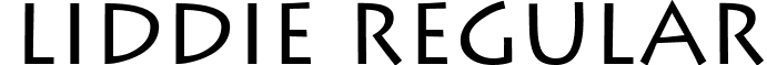 Liddie Regular font - LiddieRegular.ttf