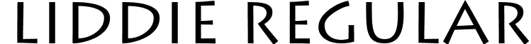 Liddie Regular font - Liddie Regular.ttf