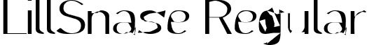 LillSnase Regular font - LillSnase.ttf