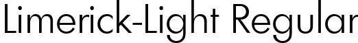 Limerick-Light Regular font - Limerick-Light.ttf