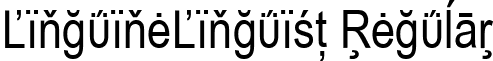 LinguineLinguist Regular font - linguil.ttf