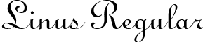 Linus Regular font - Linus.ttf