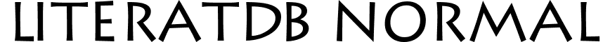 LiteratDB Normal font - LiteratDBNormal.ttf