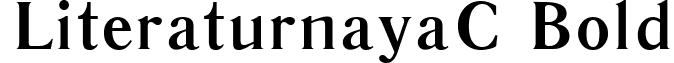 LiteraturnayaC Bold font - LTR65__C.ttf