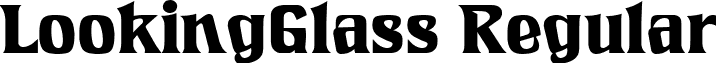 LookingGlass Regular font - lookingglass regular.ttf