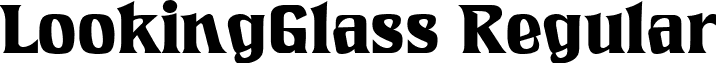 LookingGlass Regular font - LookingGlass.ttf