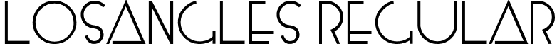 LosAngles Regular font - LOSANGLE.ttf