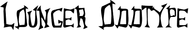 Lounger Oddtype font - LOUNO.ttf