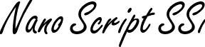 Nano Script SSi font - NanoScriptSSi.ttf