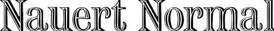 Nauert Normal font - CHISLA.ttf