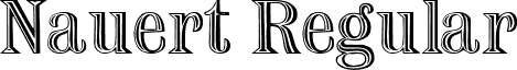 Nauert Regular font - NauertRegular.ttf