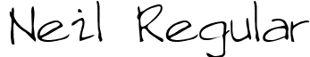 Neil Regular font - NeilRegular.ttf