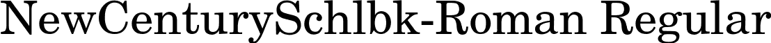 NewCenturySchlbk-Roman Regular font - NEWCENT3.ttf