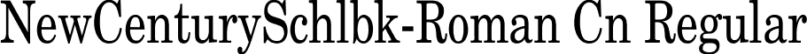 NewCenturySchlbk-Roman Cn Regular font - newcent7.ttf