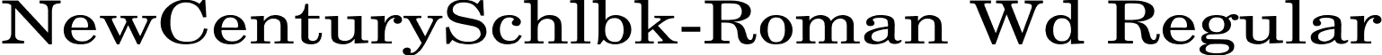 NewCenturySchlbk-Roman Wd Regular font - newcent8.ttf