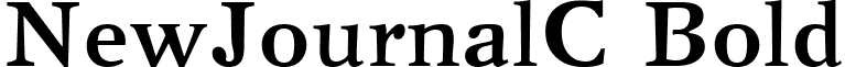 NewJournalC Bold font - NWJ65__C.ttf