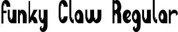 Funky Claw Regular font - Funky Claw.ttf