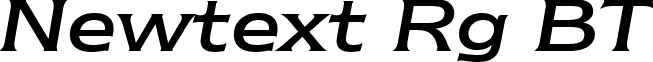 Newtext Rg BT font - newtext regular italic bt.ttf