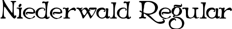 Niederwald Regular font - NI.ttf