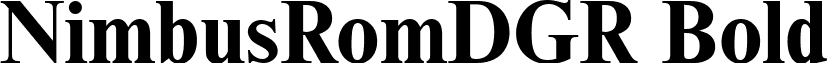 NimbusRomDGR Bold font - ng20004d.ttf