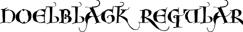 NoelBlack Regular font - noelblack.ttf