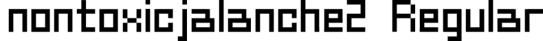 nontoxicjalanche2 Regular font - nontoxic.ttf