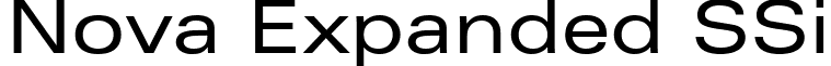 Nova Expanded SSi font - NovaExpandedSSiExpanded.ttf