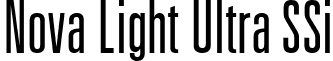 Nova Light Ultra SSi font - NovaLightUltraSSiLightUltraCondensed.ttf