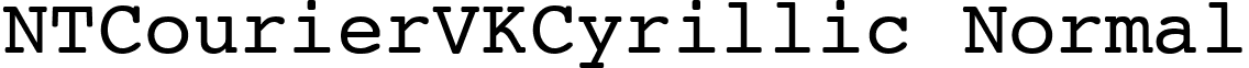 NTCourierVKCyrillic Normal font - NTCON__0.ttf