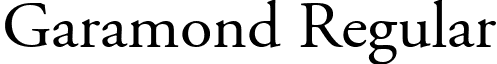Garamond Regular font - unicode.garamond.ttf