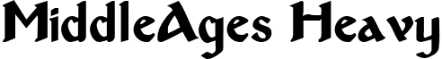 MiddleAges Heavy font - middleagesheavy.ttf