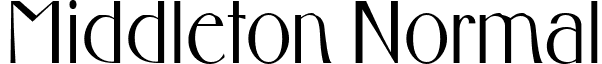 Middleton Normal font - MIDDLETN.ttf