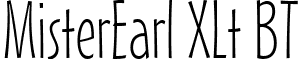 MisterEarl XLt BT font - tt7269m_.ttf