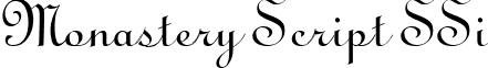 Monastery Script SSi font - MonasteryScriptSSi.ttf