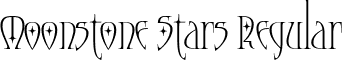 Moonstone Stars Regular font - Moonstone_20Stars.ttf
