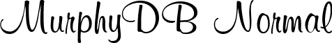 MurphyDB Normal font - MurphyDBNormal.ttf