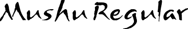 Mushu Regular font - Mushu.ttf