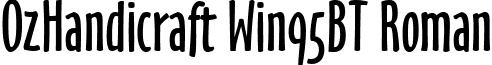 OzHandicraft Win95BT Roman font - OzHandicraftWin95BT.ttf