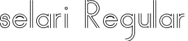 selari Regular font - selari regular.ttf