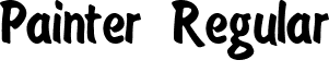 Painter Regular font - PAINT1.ttf